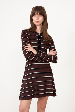 Mini Ribbed Merino Dress - Multicolour
