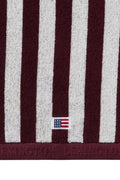 Striped Terry Towel 70X130 - Fig/Snow White