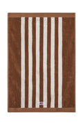 Striped Terry Towel 50X70 - Fudge/Snow White