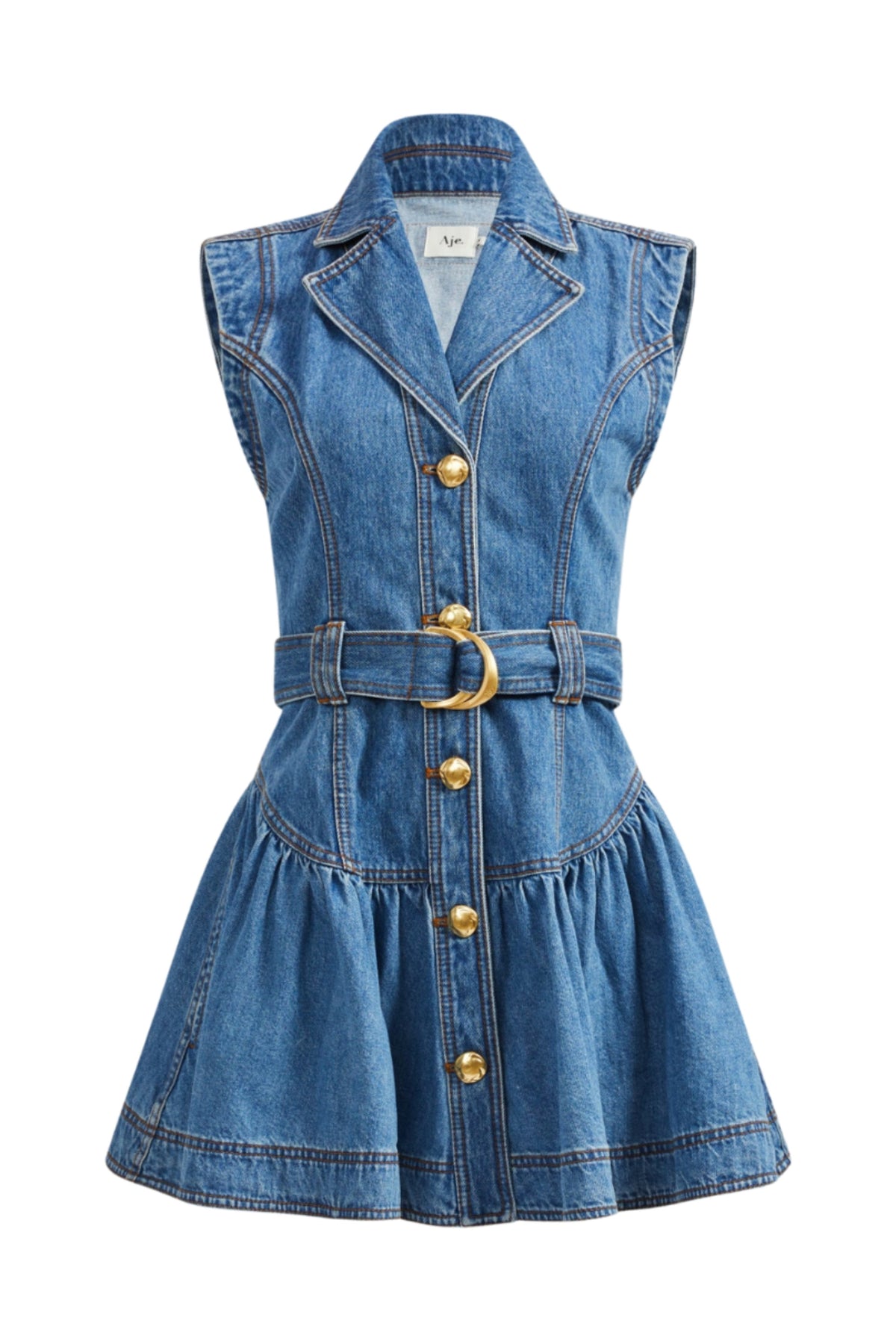 Liliana Denim Mini Dress - 90'S Wash