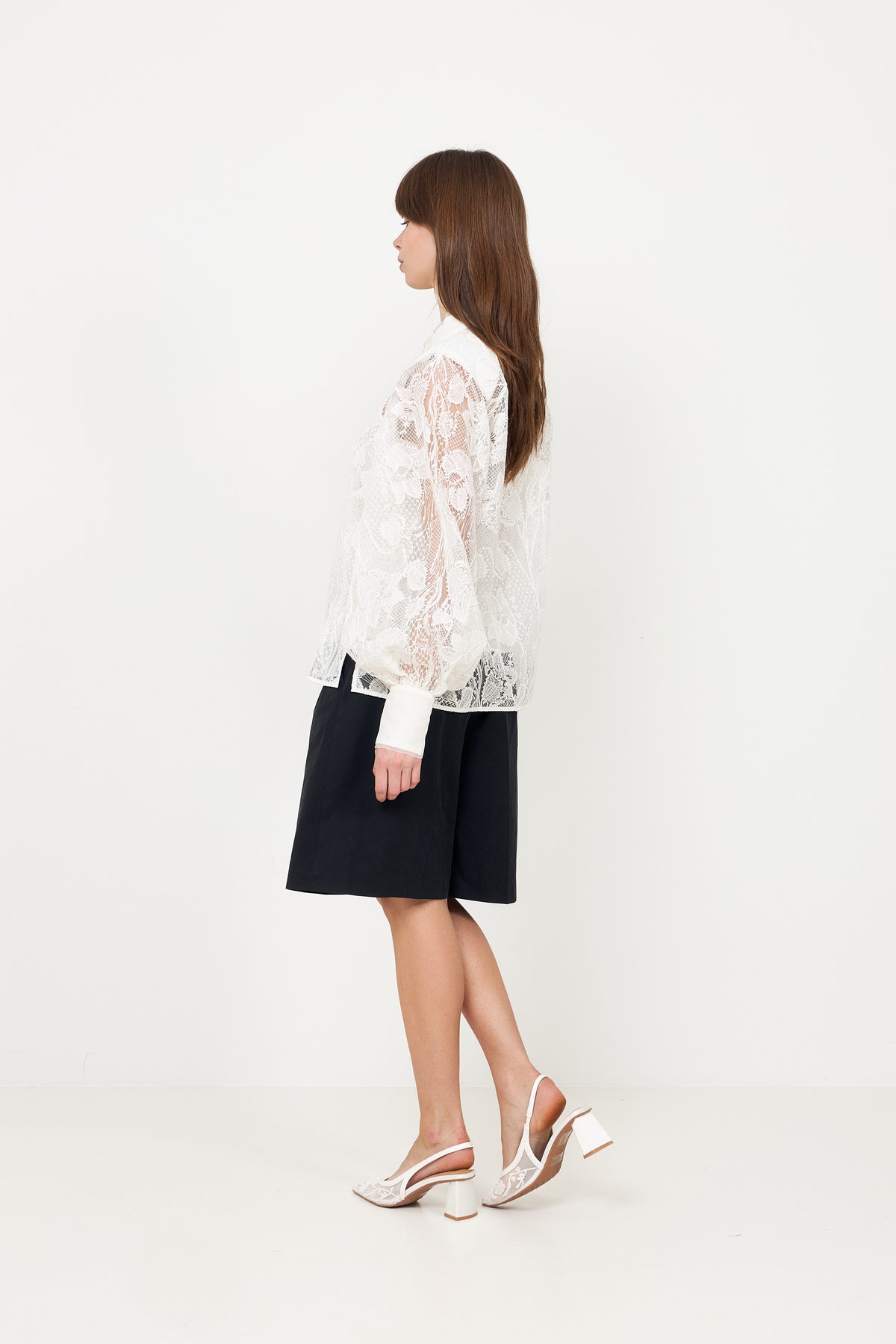 Pippa Lace Blouse - Ivory