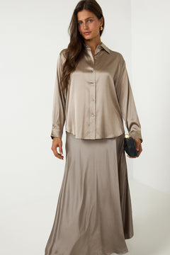 Oline Blouse - Walnut