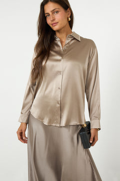 Oline Blouse - Walnut