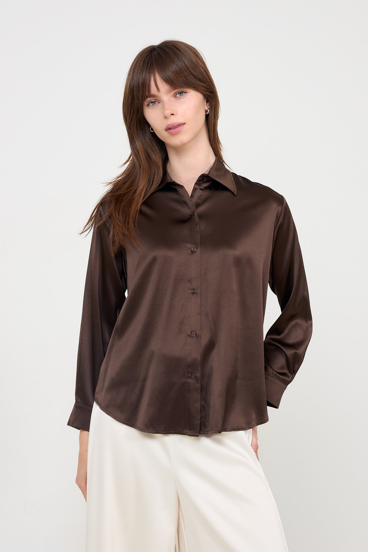 Oline Blouse - Brown
