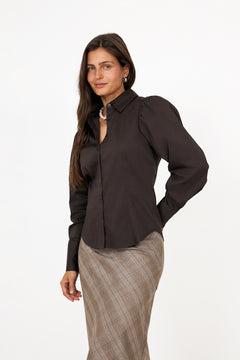 Esther Blouse - Brown