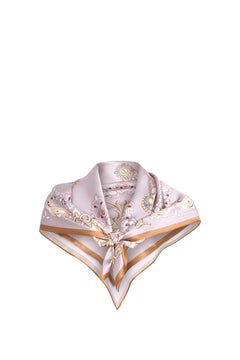 Lola Silk Scarf - Walnut