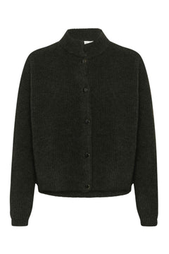 Alphagz Short Cardigan - Rosin Melange