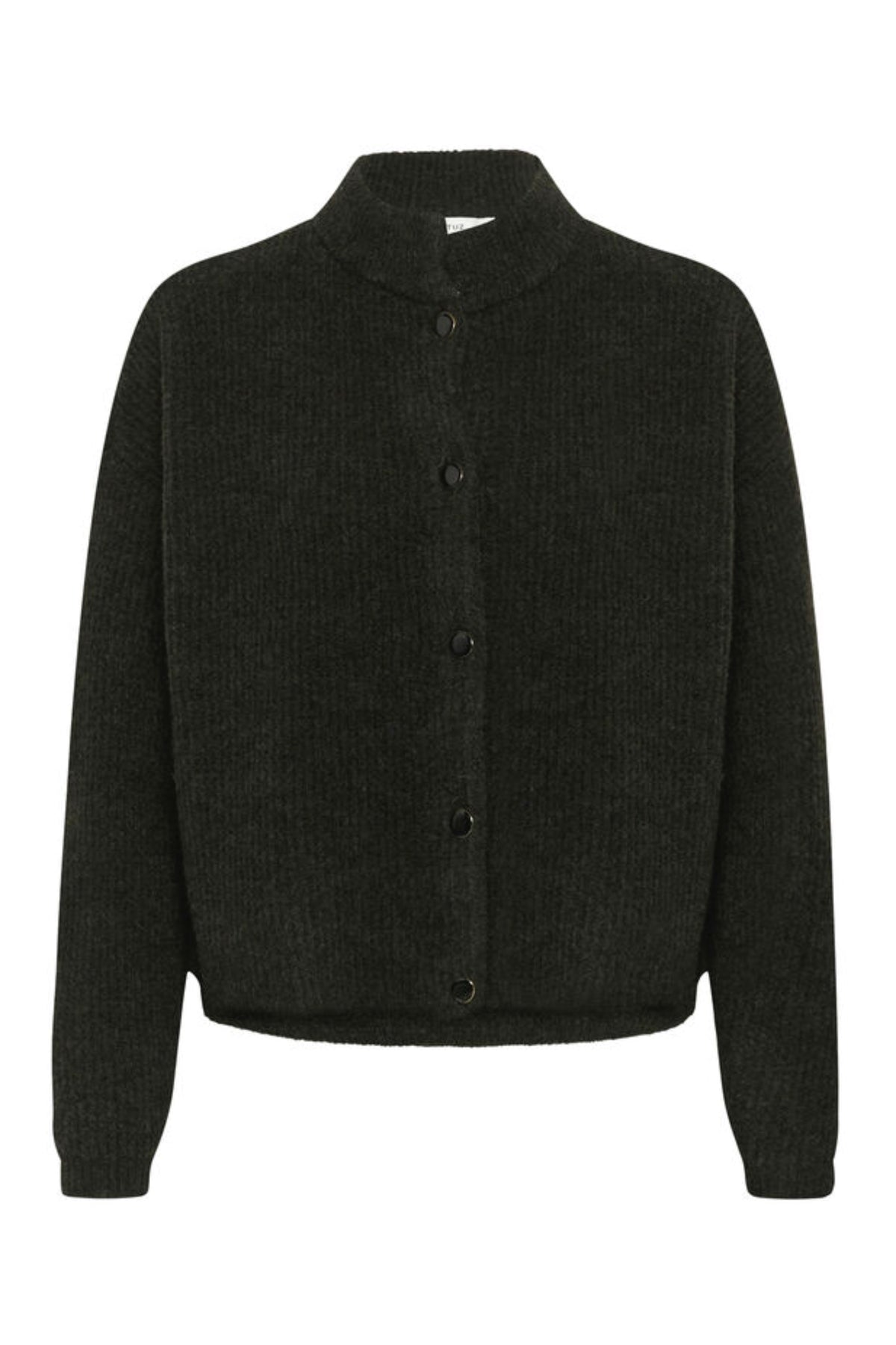 Alphagz Short Cardigan - Rosin Melange