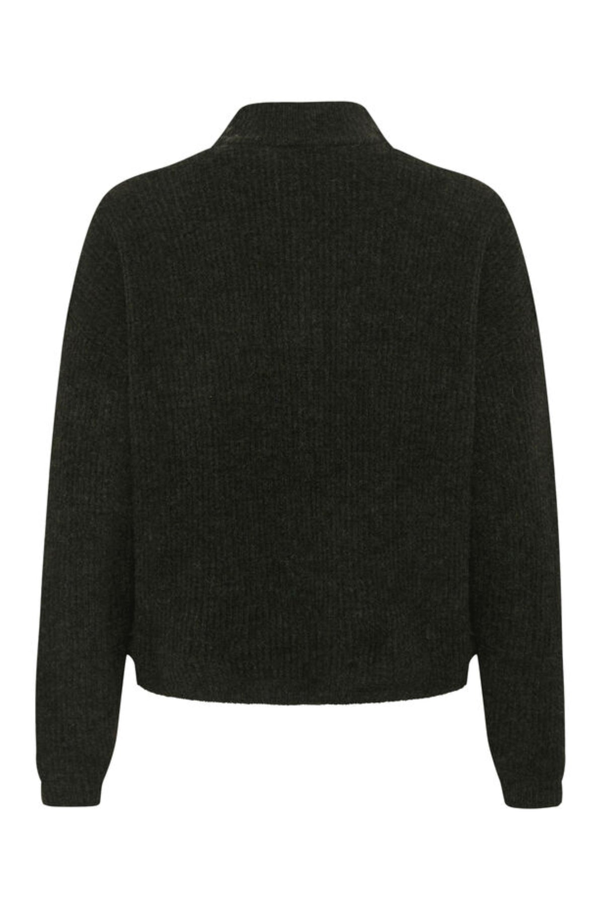 Alphagz Short Cardigan - Rosin Melange