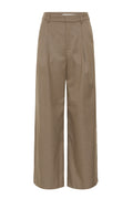 Gzpaula Mw Wide Pants Noos - Dark Timberwolf Melange