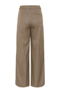 Gzpaula Mw Wide Pants Noos - Dark Timberwolf Melange