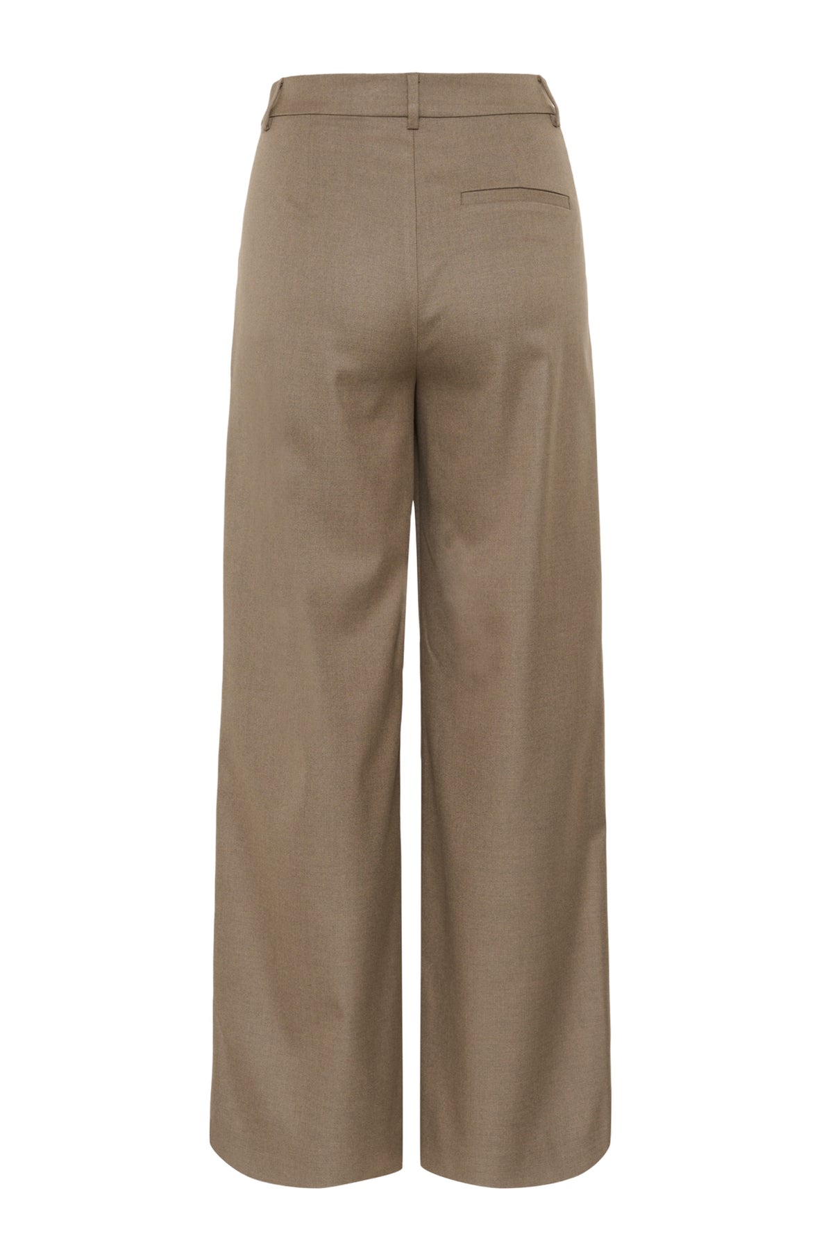 Gzpaula Mw Wide Pants Noos - Dark Timberwolf Melange