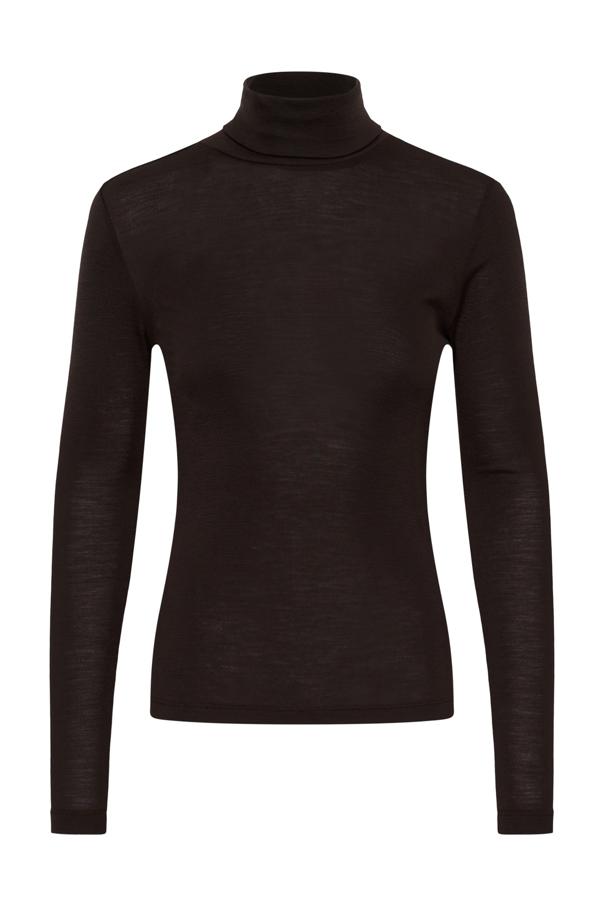 Gzninia Wool Rollneck - Chocolate Torte
