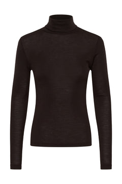 Gzninia Wool Rollneck - Chocolate Torte