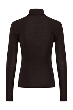 Gzninia Wool Rollneck - Chocolate Torte
