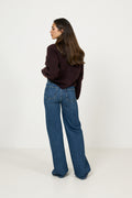 Gzdebbie Cardigan - Plum Melange