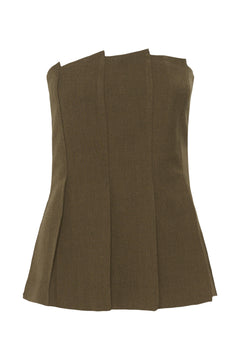 Gzstacy Pleat Corsage - Slate Black Melange
