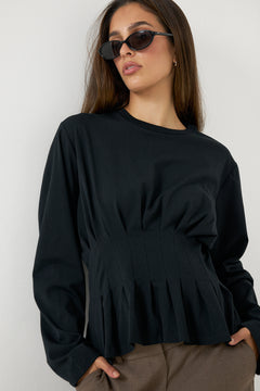Gzinez Ls Tee - Black