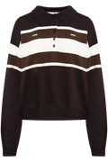 Gzalexu Polo Pullover - Ganache/Slate Black/Egret