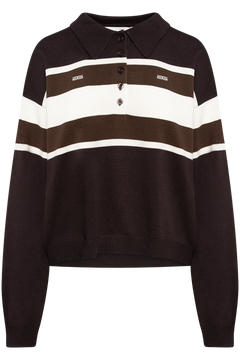 Gzalexu Polo Pullover - Ganache/Slate Black/Egret
