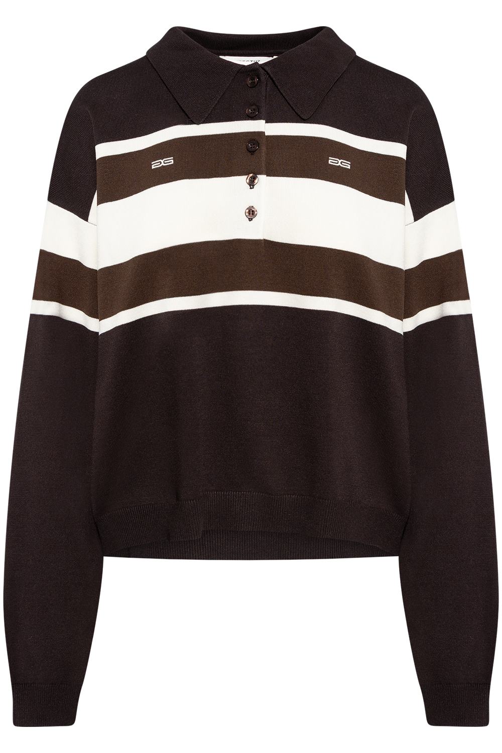 Gzalexu Polo Pullover - Ganache/Slate Black/Egret