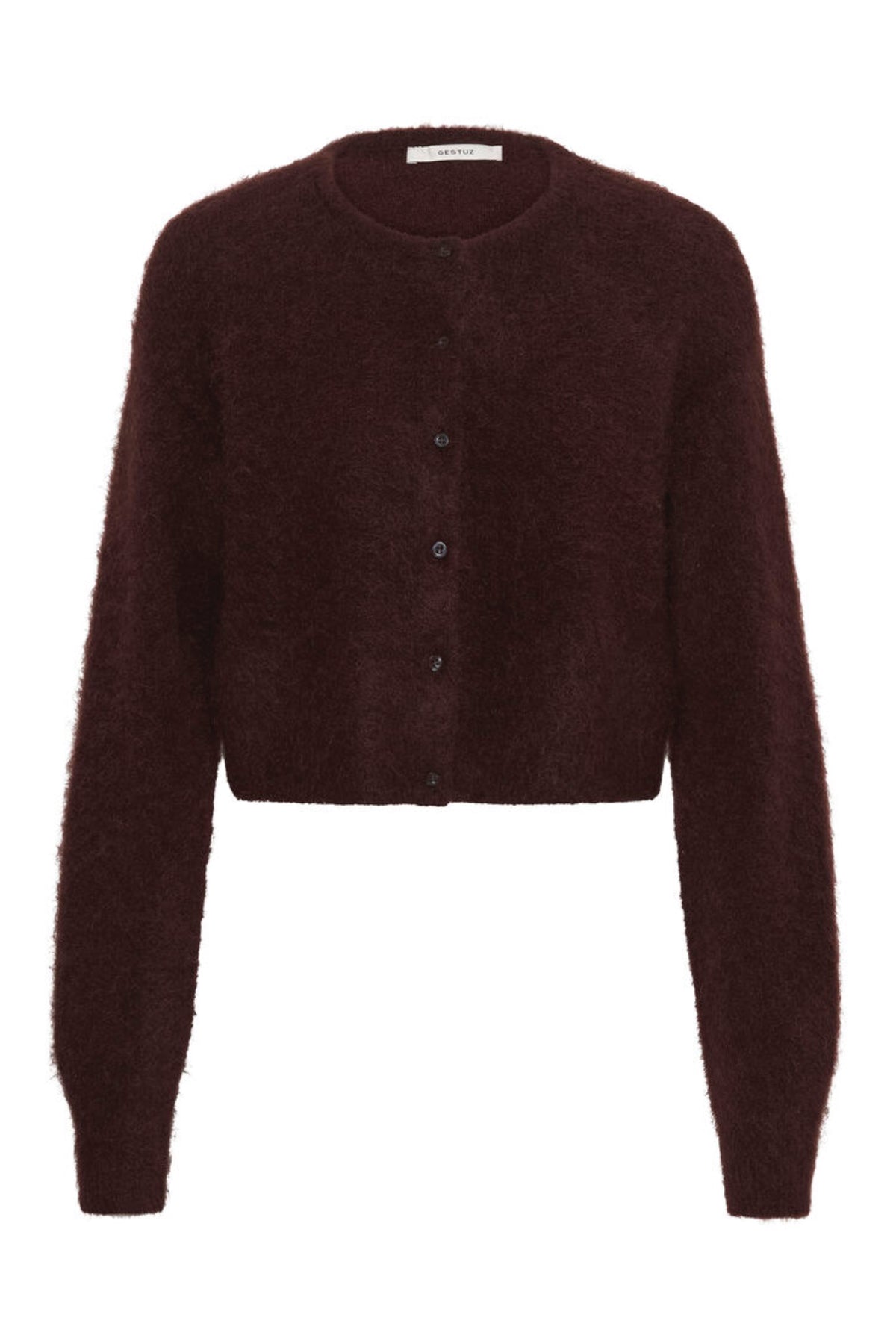 Gzdebbie Short Cardigan - Plum Melange