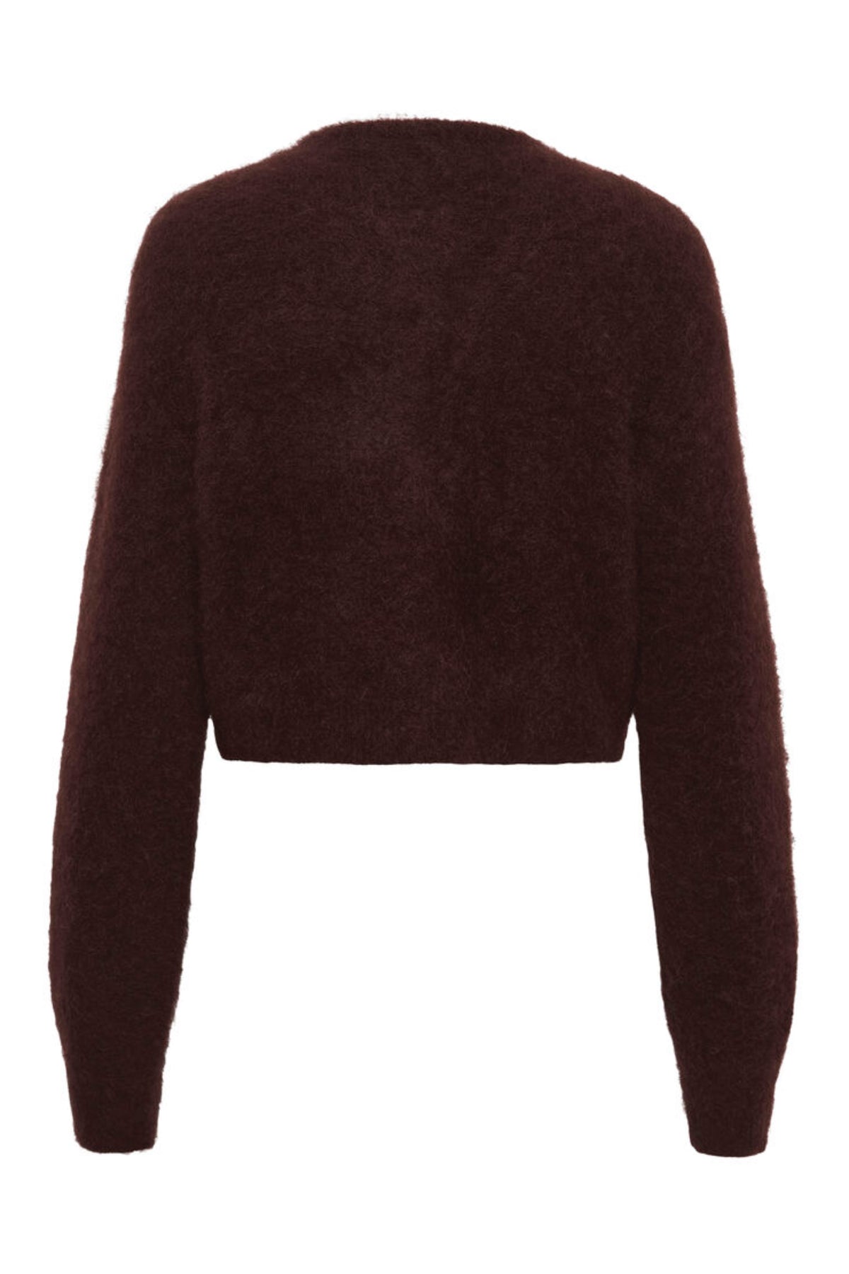 Gzdebbie Short Cardigan - Plum Melange