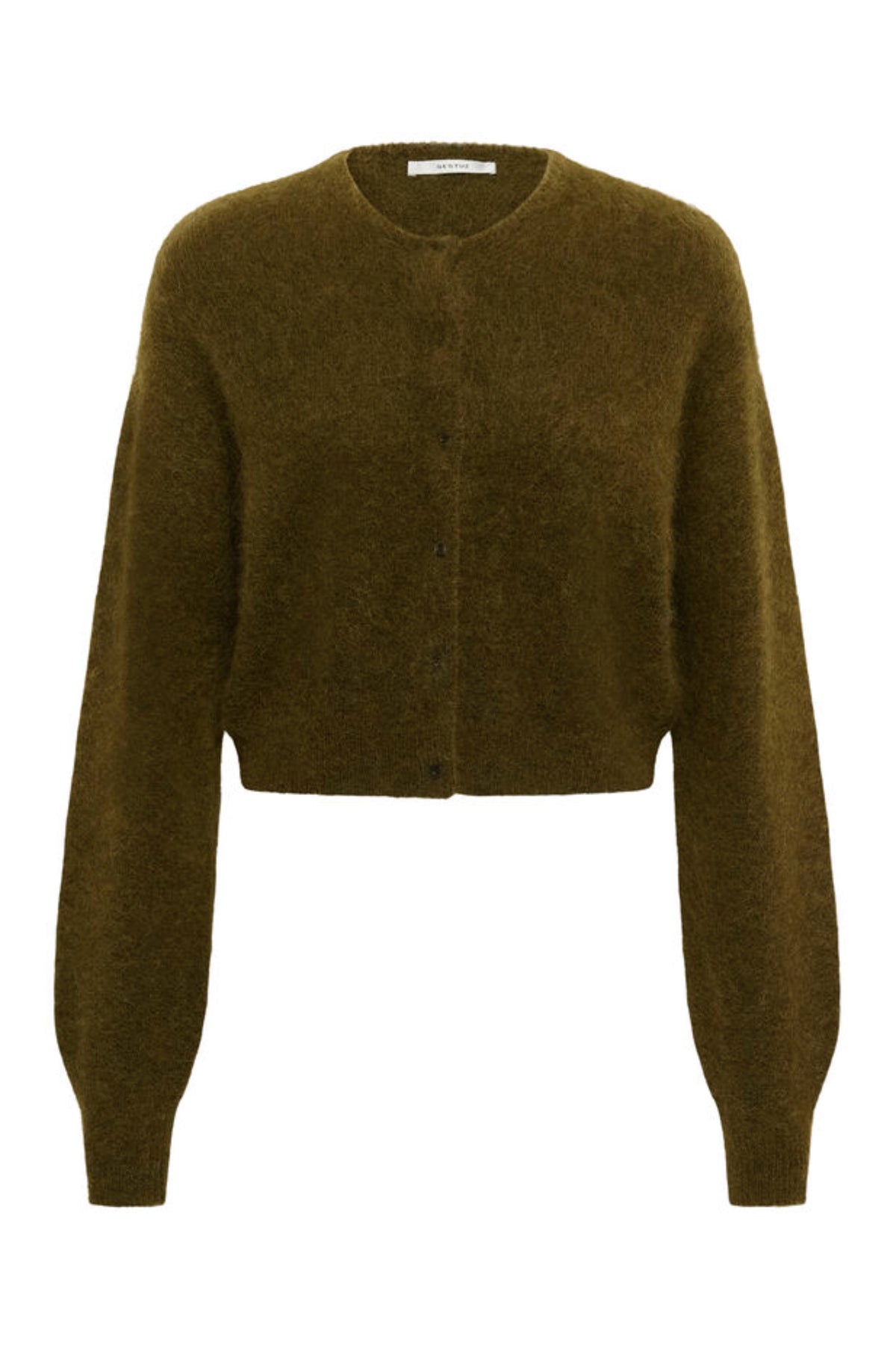 Gzdebbie Short Cardigan - Plantation Melange