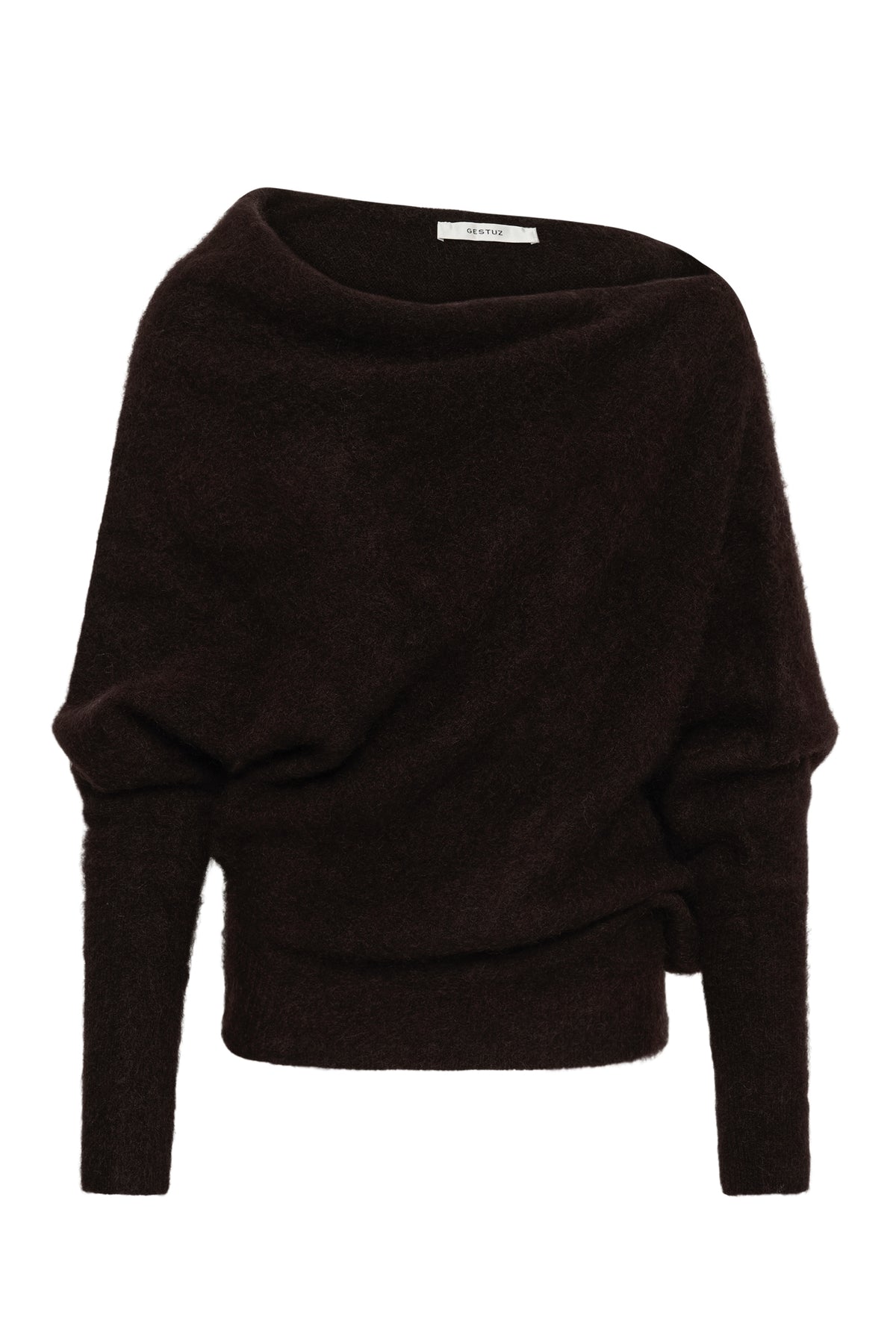 Gzdebbie Drape Pullover - Ganache Melange