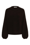 Gzalpha Slit Pullover - Ganache Melange