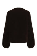 Gzalpha Slit Pullover - Ganache Melange