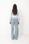 Anni Argyle Knit Cardigan - Blue