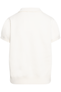Alvilde Argyle Polo Tee - White