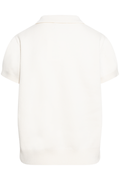 Alvilde Argyle Polo Tee - White