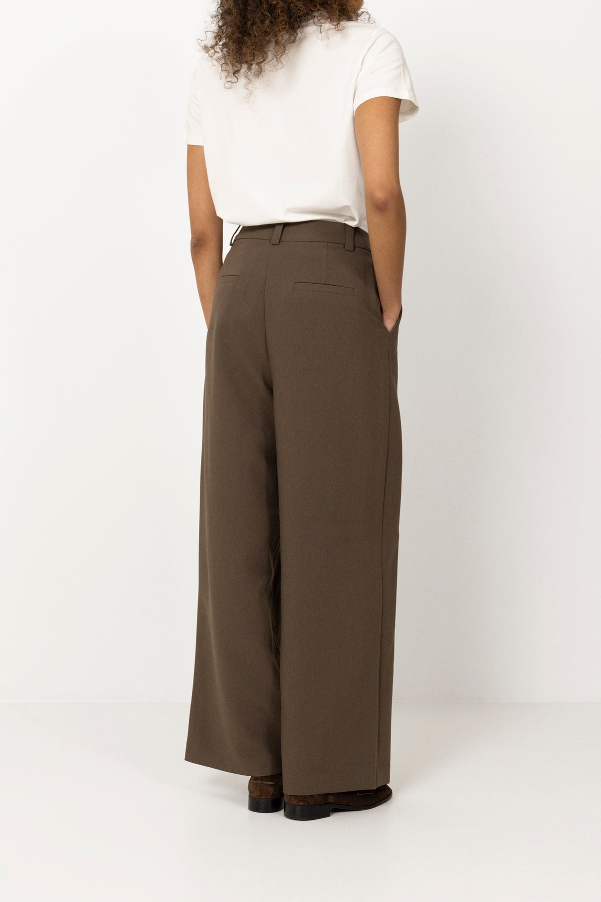 Gale Wide Pants - Espresso