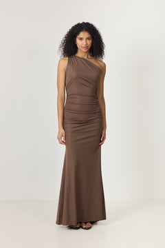 AndreaIC Maxi Dress - Dark Brown