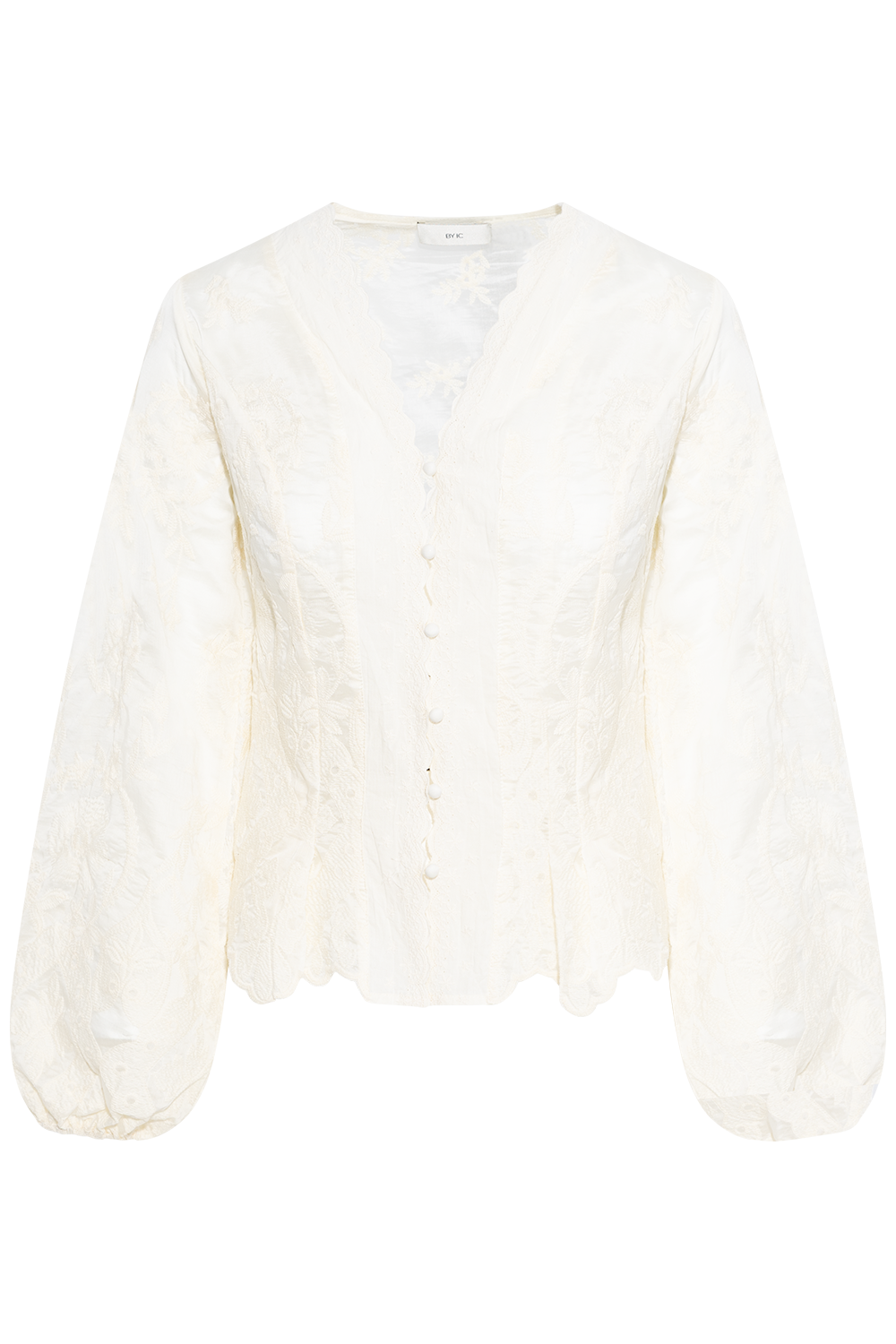 Hazelic Shirt - Vintage Off White Lace