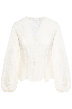 Hazelic Shirt - Vintage Off White Lace