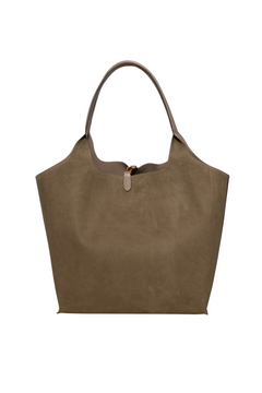 Logo Revesible Tote Bag Alter Mat & Alter Suede - Moss