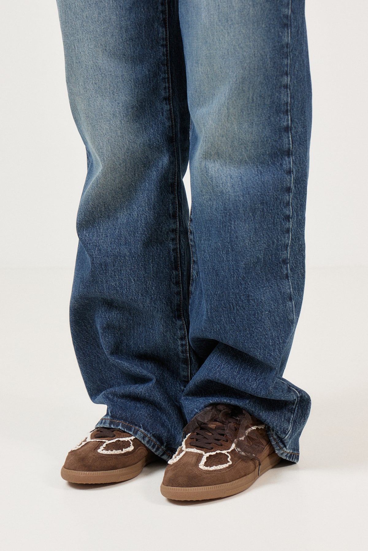 Tb.490 Leather Sneakers - Crochet Chocolate