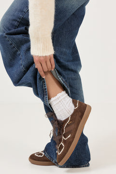 Tb.490 Leather Sneakers - Crochet Chocolate