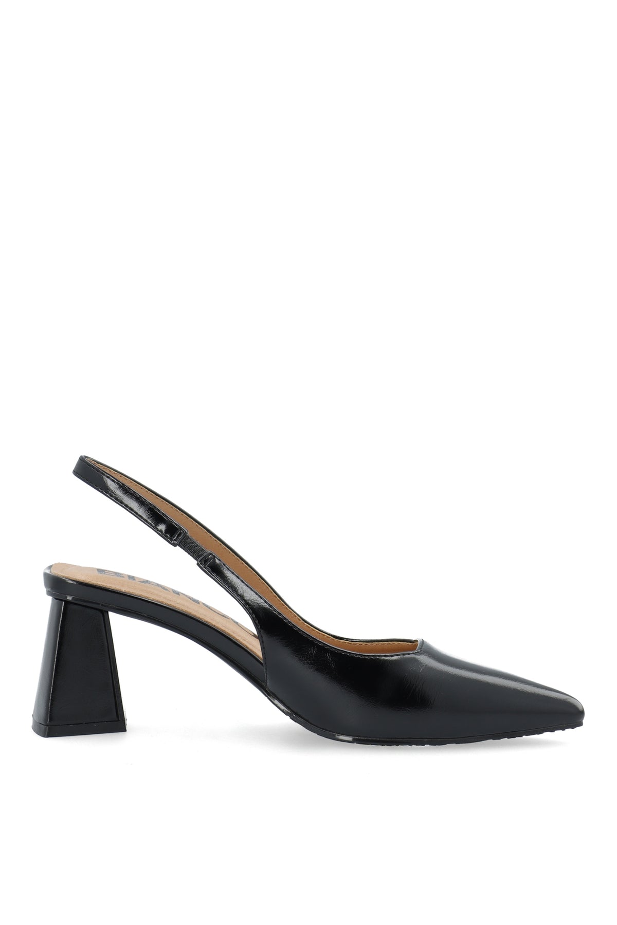 Biamaralyn Slingback Faux Leather - Black Pratia