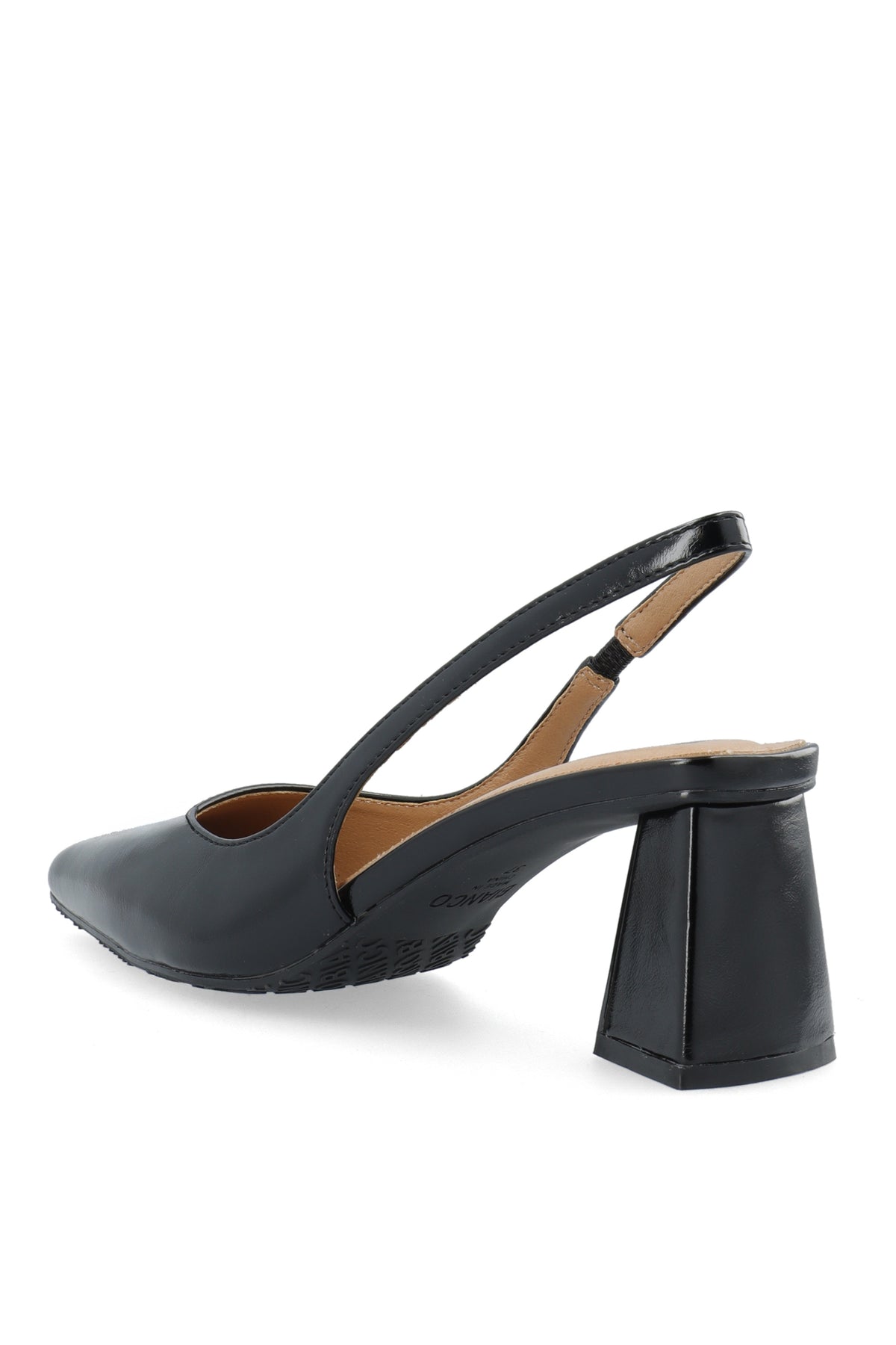 Biamaralyn Slingback Faux Leather - Black Pratia