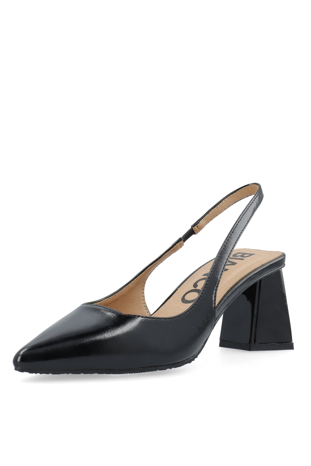 Biamaralyn Slingback Faux Leather - Black Pratia