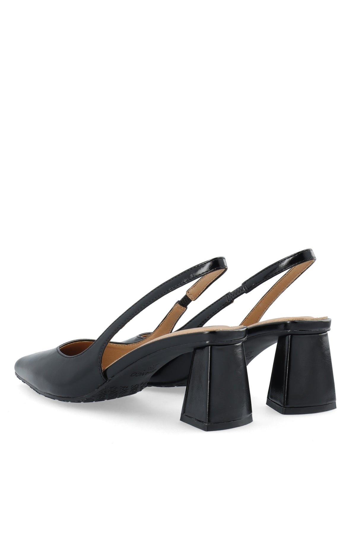 Biamaralyn Slingback Faux Leather - Black Pratia
