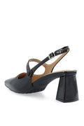 Biamaralyn Heart Mary Jane Slingback Konstläder - Svart Lack