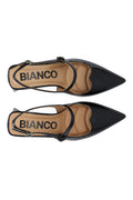 Biamaralyn Heart Mary Jane Slingback Konstläder - Svart Lack