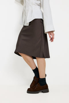 Bialeo Moc Toe Shoe Suede - Brown