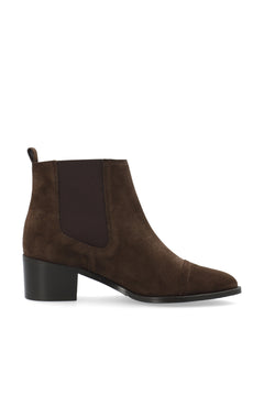Biacarol Dress Chelsea Boot Suede - Brown