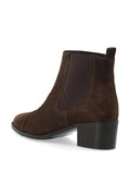 Biacarol Dress Chelsea Boot Suede - Brown